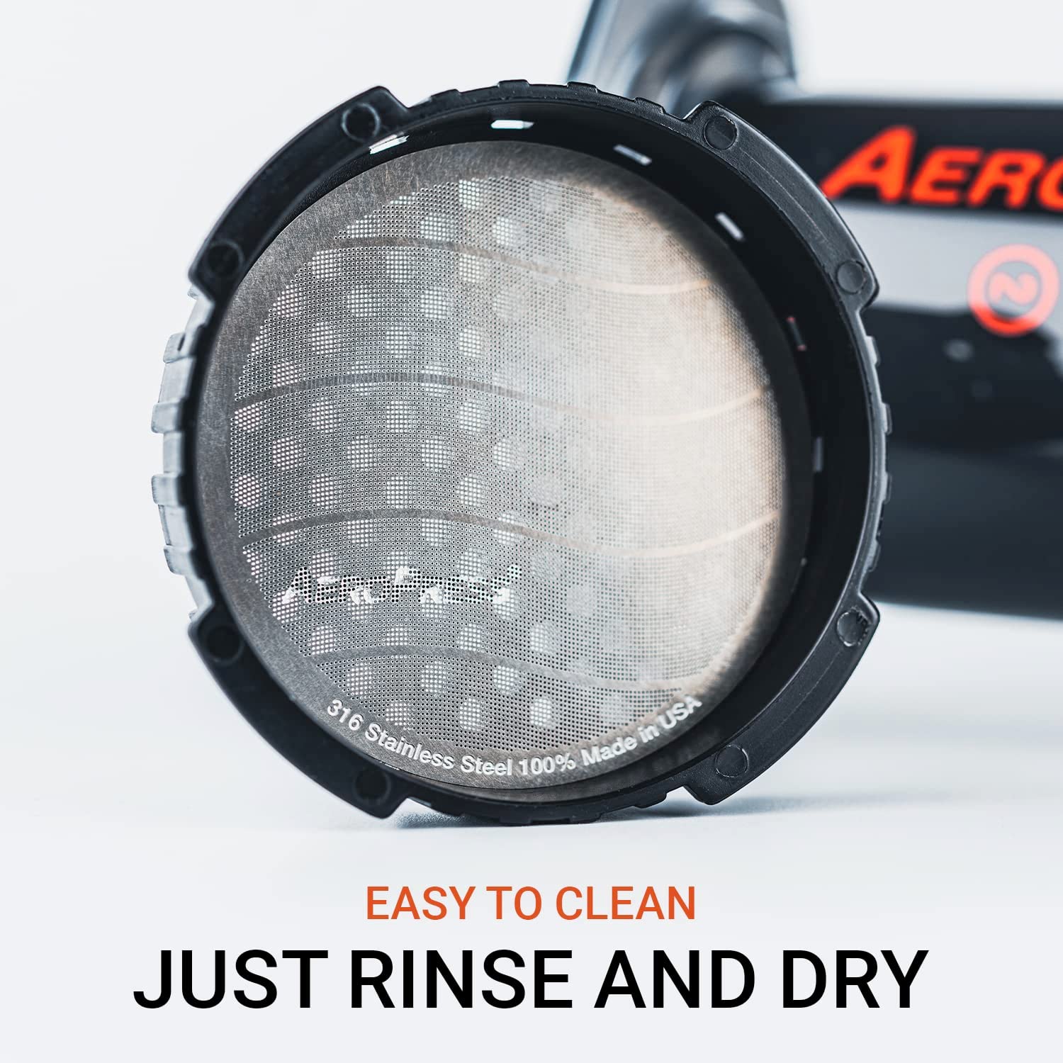 AeroPress Stainless Steel Reusable Filter, Made in USA - Image 4