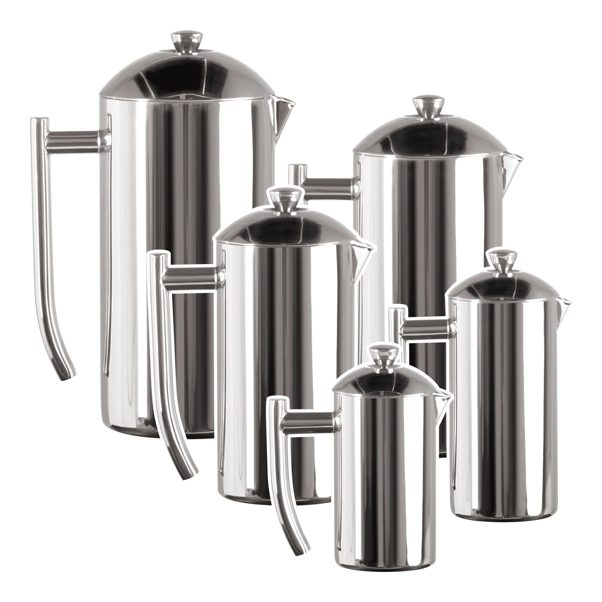 Frieling French Press, Stainless Steel French Press, Double Wall Coffee Maker with Dual Screen (Exclusive Home Barista Bundle) - Image 3