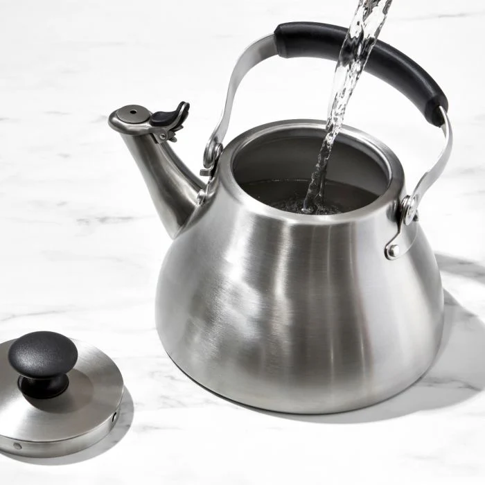 OXO BREW Classic Water Kettle, 1.6 L, Brushed Steel - Image 3