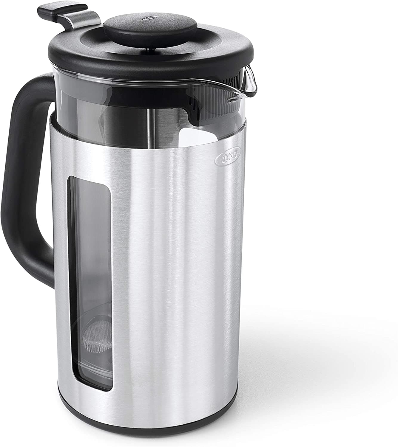 OXO 8-Cup French Press with Grounds Lifter, Easy to Clean, Stainless Steel Housing, 32 oz. - Image 3
