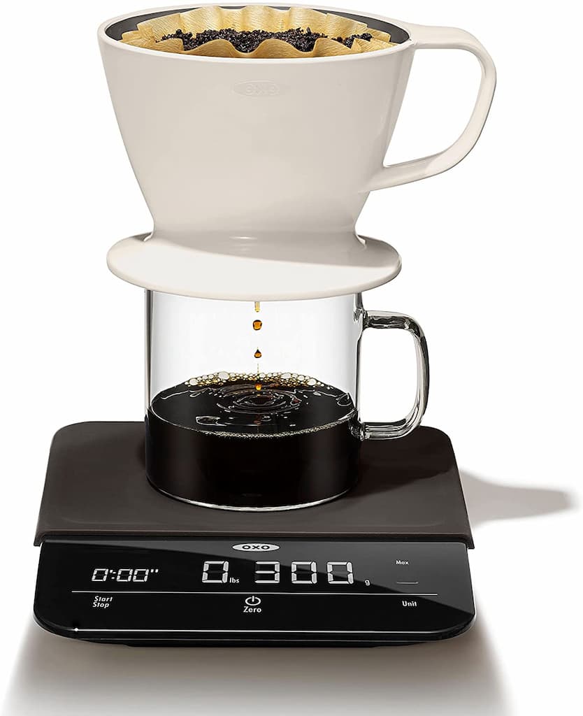OXO Precision Coffee Scale with Timer, Slim design, 6 lb. Capacity, Black - Image 4